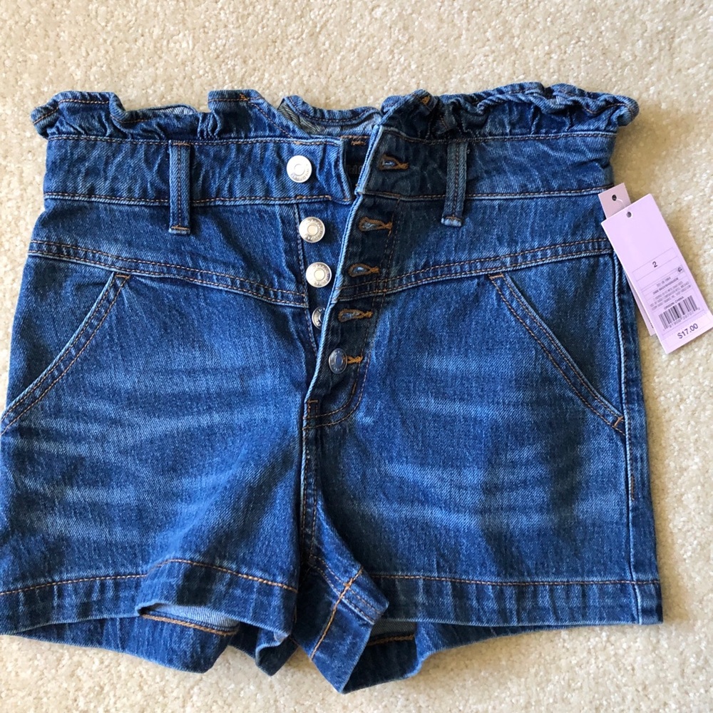 Target Blue High Waist Shorts